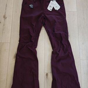 Volcom Maroon Snow Pants